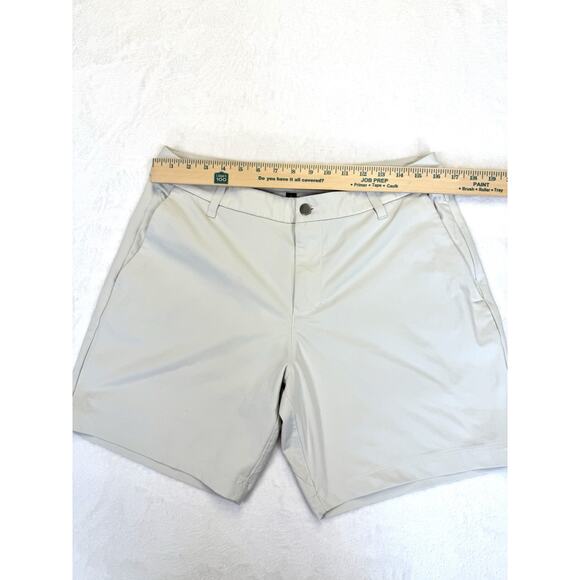 Lululemon ABC Classic-Fit Shorts 7” Warpstreme Beige Men’s Size 33 - Picture 7 of 9